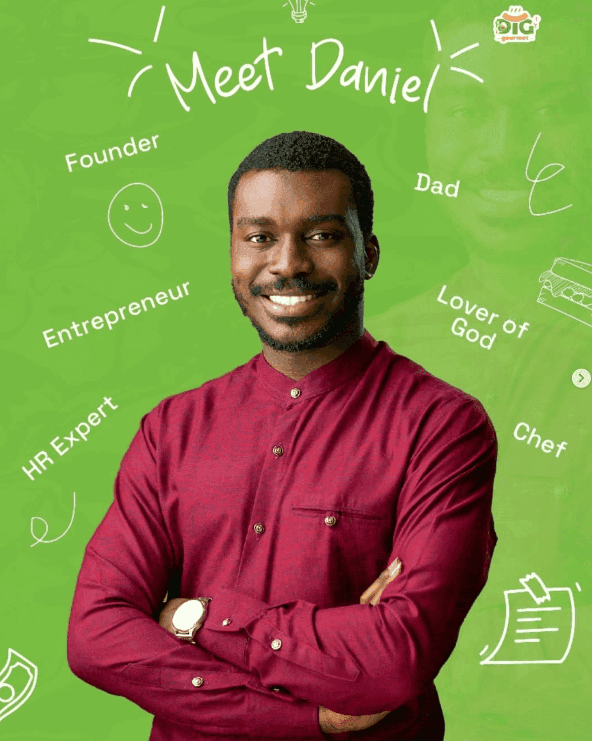 Daniel, Founder of DTG Gourmet Foods